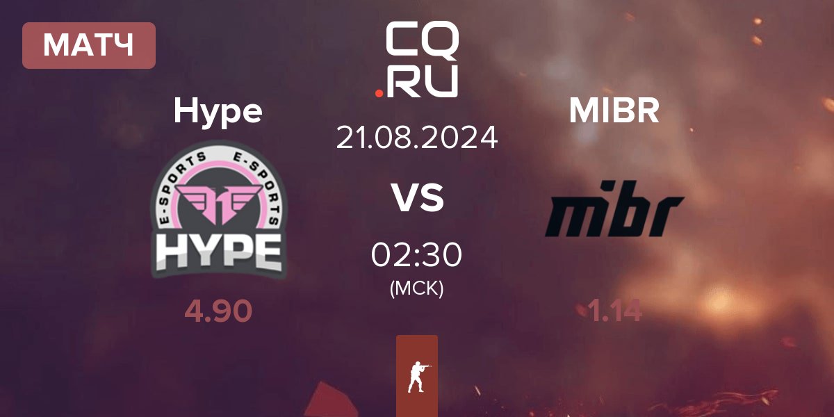 Матч Hype vs Made in Brazil MIBR | 21.08