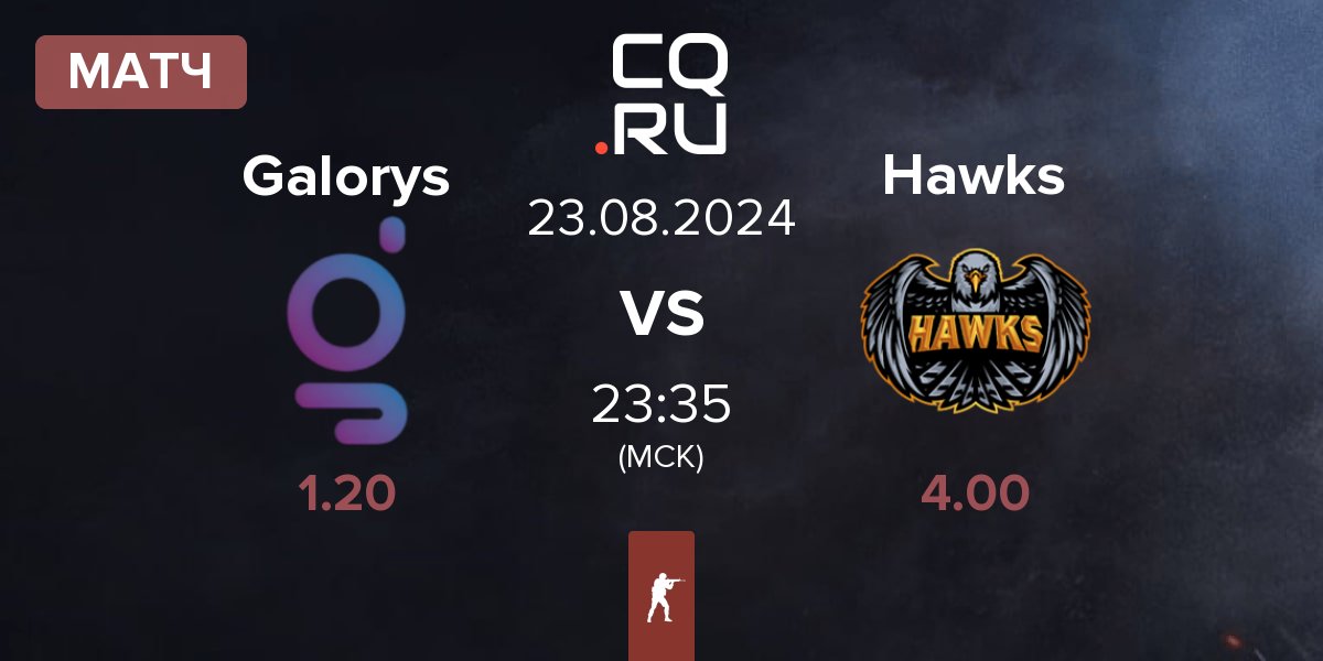 Матч Galorys vs Hawks | 23.08