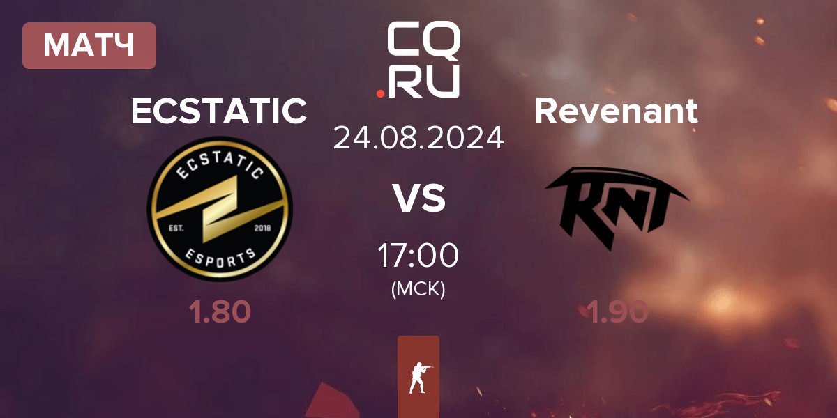 Матч ECSTATIC vs Revenant Esport Revenant | 24.08