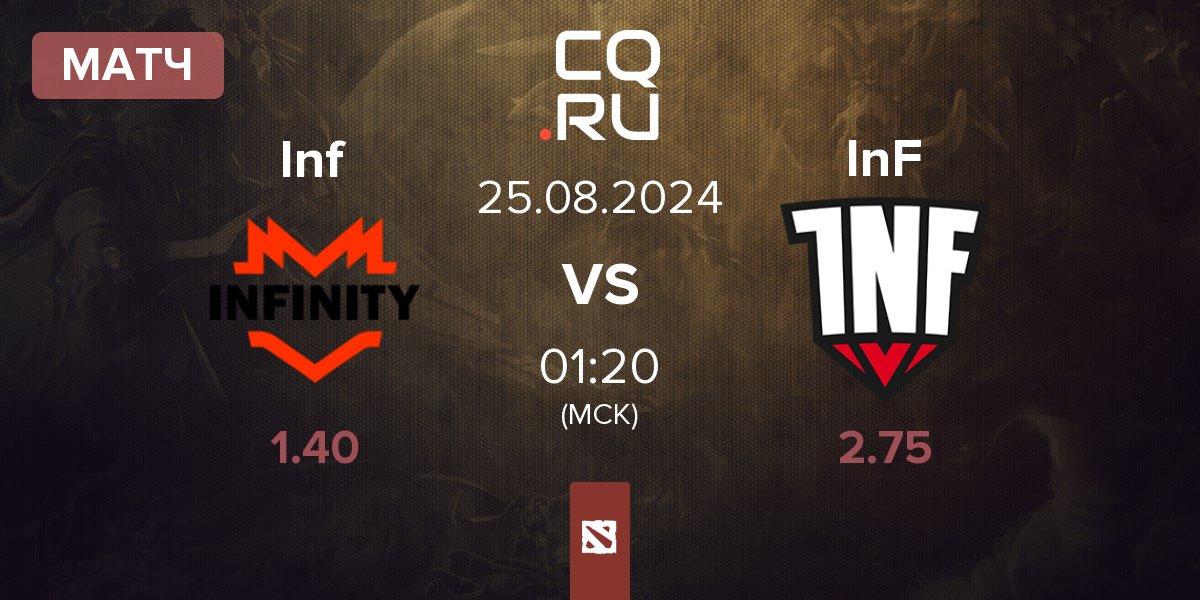 Матч Infinity Inf vs Infamous Gaming InF | 25.08