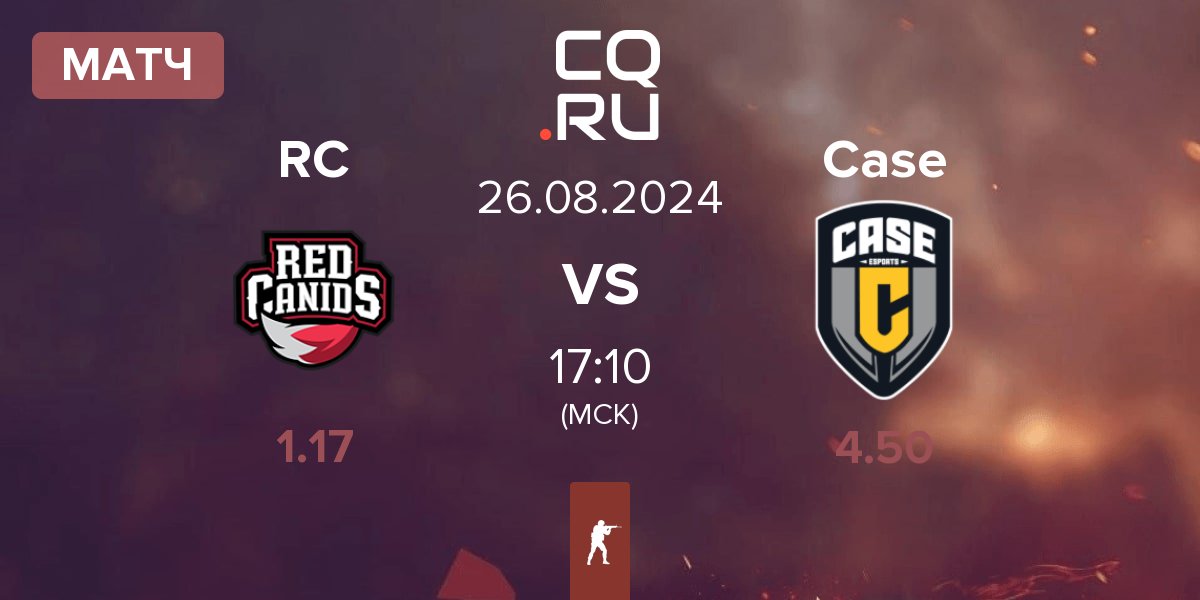 Матч Red Canids RC vs Case Esports Case | 26.08