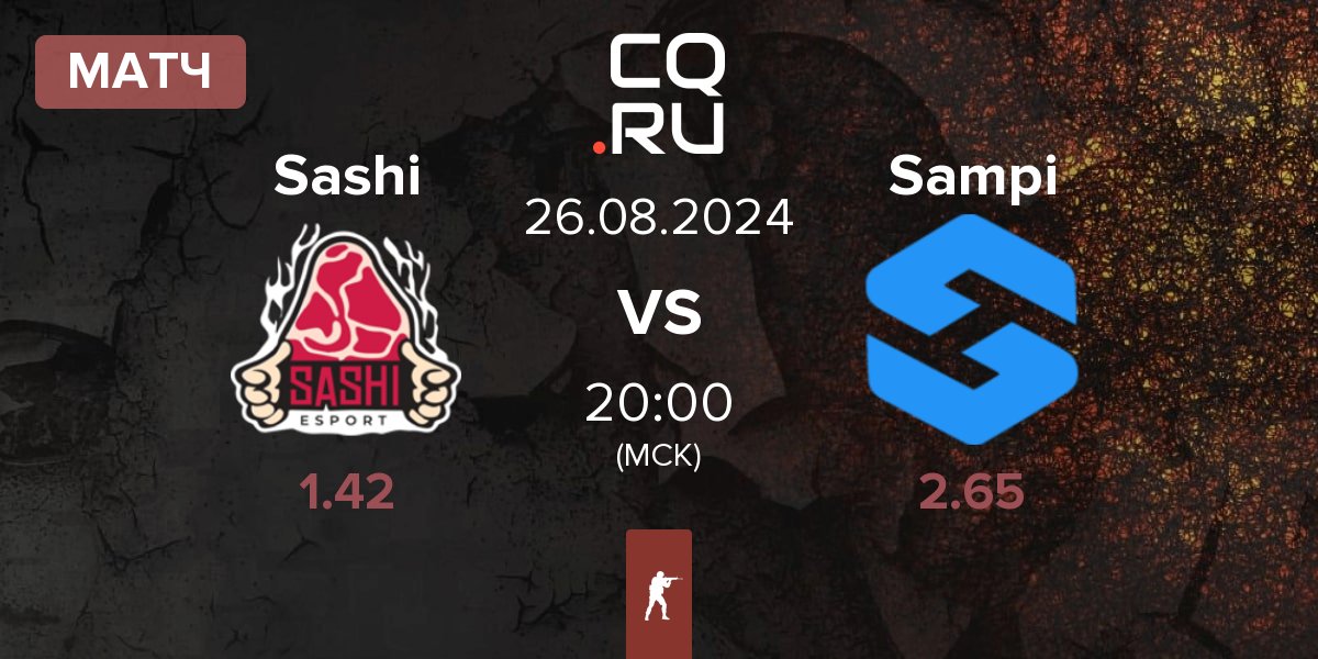 Матч Sashi Esport Sashi vs Team Sampi Sampi | 26.08