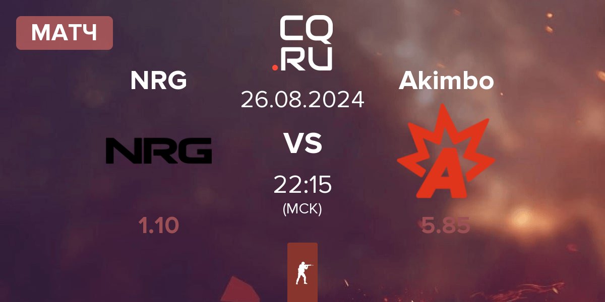 Матч NRG Esports NRG vs Akimbo Esports Akimbo | 26.08