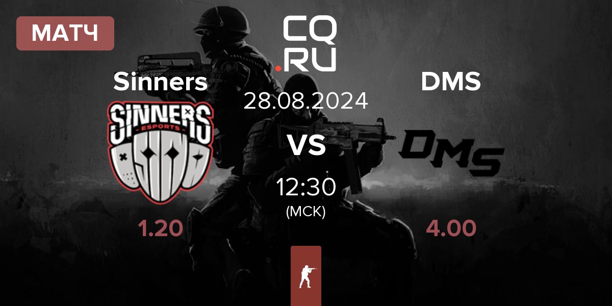 Матч Sinners Esports Sinners vs DMS | 28.08