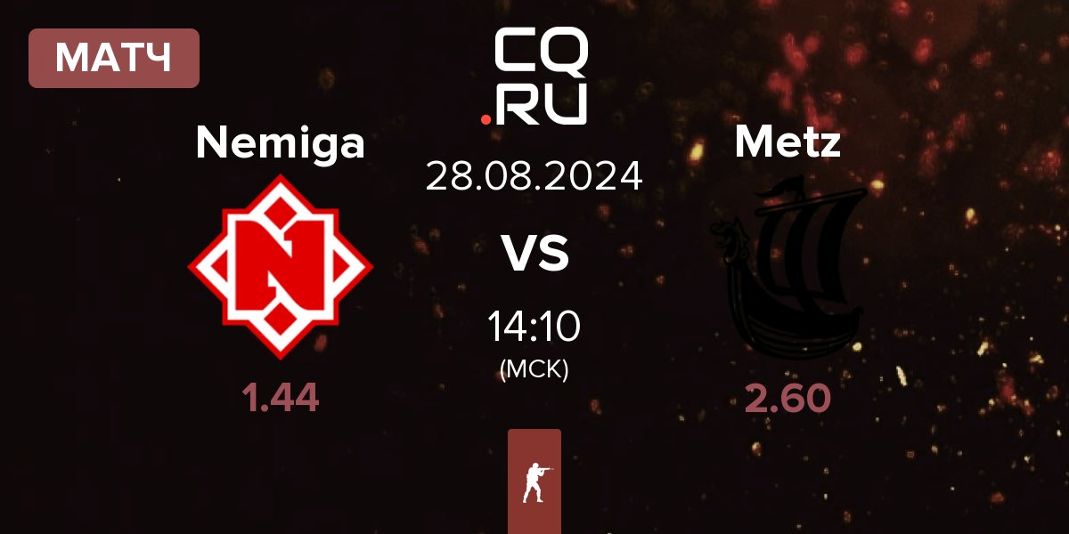 Матч Nemiga Gaming Nemiga vs Metizport Metz | 28.08