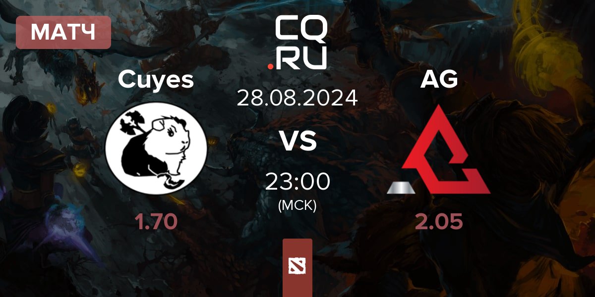 Матч Cuyes Esports Cuyes vs Apex Genesis AG | 28.08