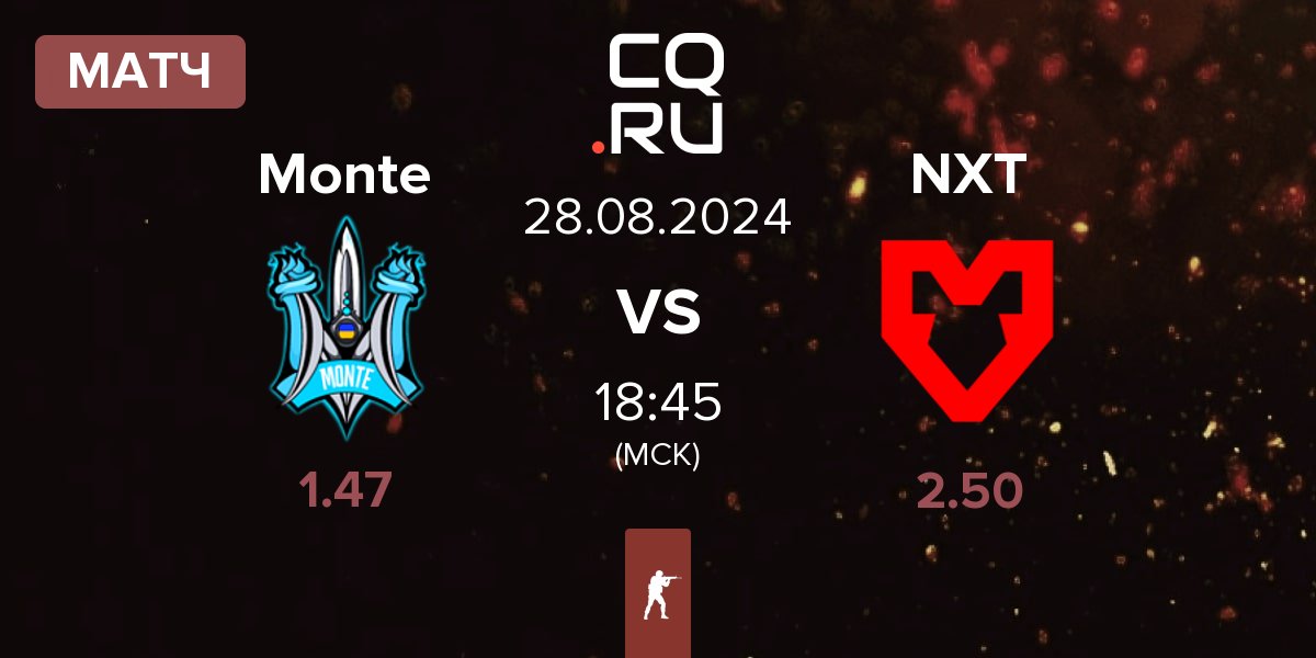 Матч Monte vs MOUZ NXT NXT | 28.08