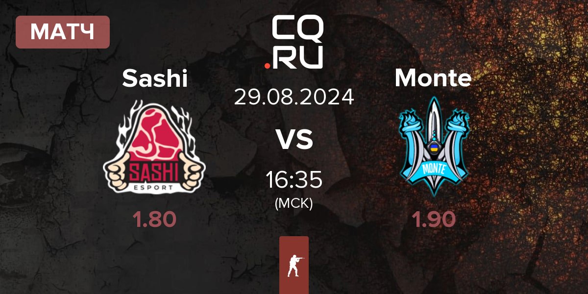 Матч Sashi Esport Sashi vs Monte | 29.08