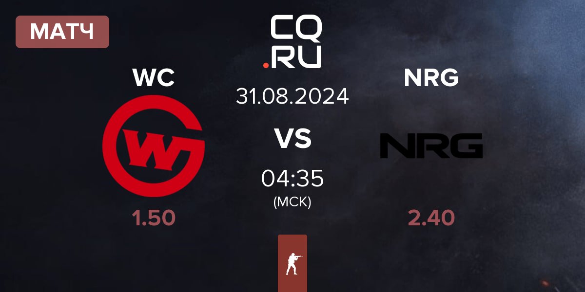 Матч Wildcard Gaming WC vs NRG Esports NRG | 31.08