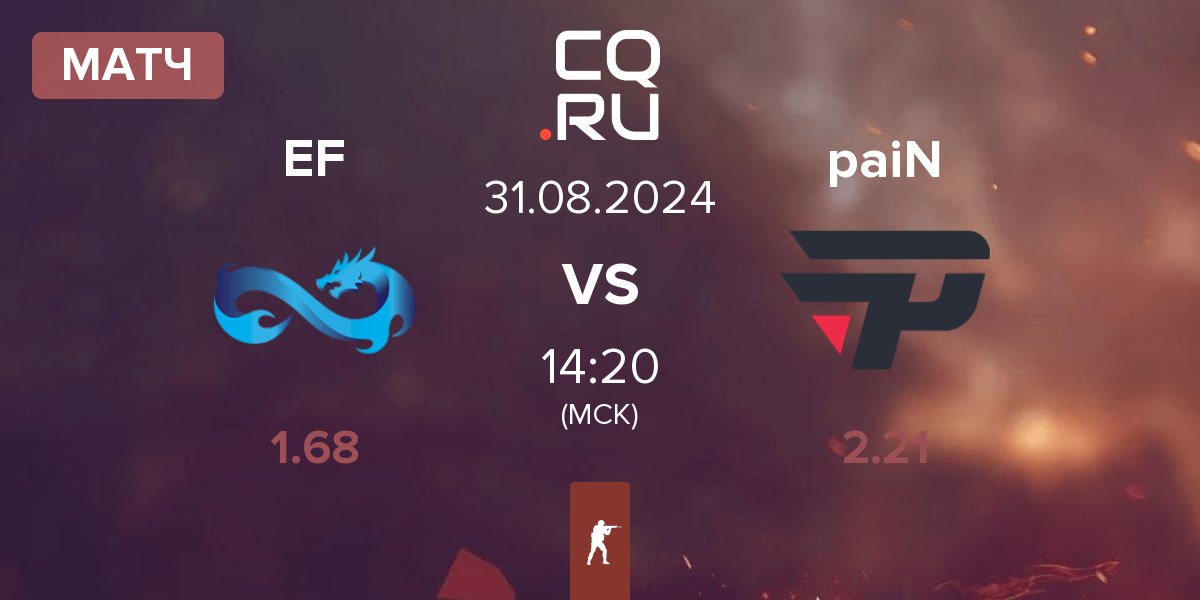 Матч Eternal Fire EF vs paiN Gaming paiN | 31.08