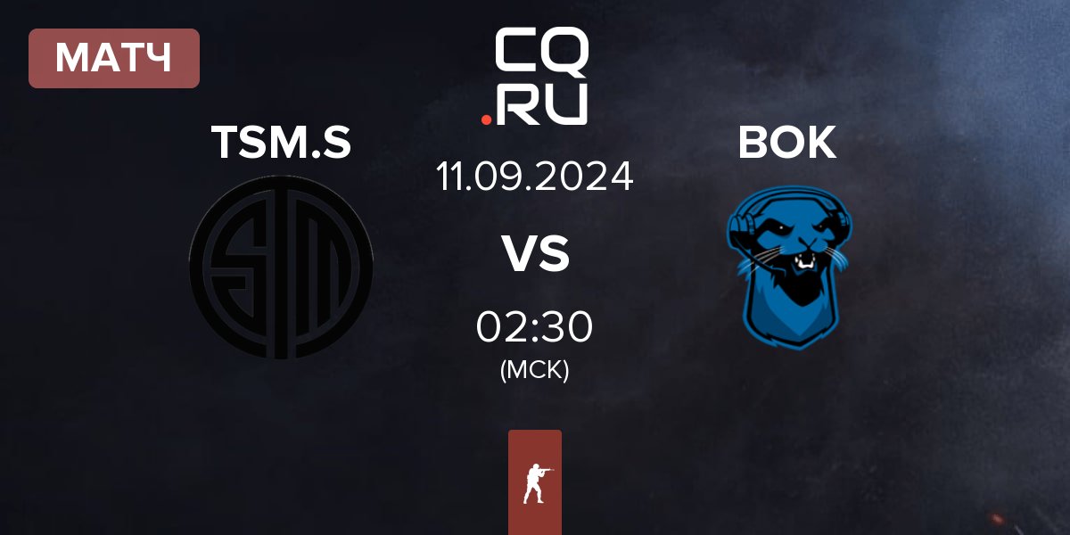 Матч TSM Shimmer TSM.S vs Blue Otter Karma BOK | 11.09