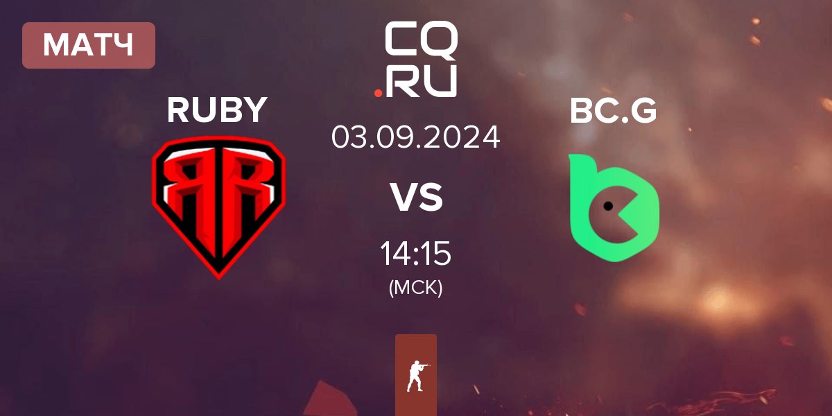 Матч RUBY vs BC.Game Esports BC.G | 03.09