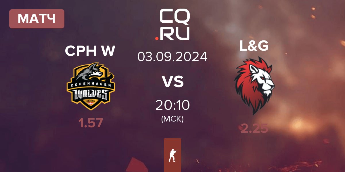 Матч Copenhagen Wolves CPH W vs L&G | 03.09