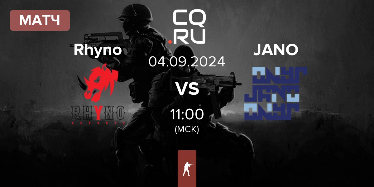 Матч Rhyno Esports Rhyno vs JANO Esports JANO | 04.09