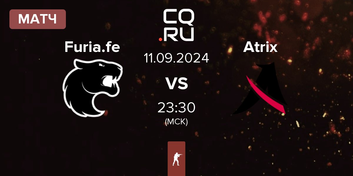 Матч FURIA Esports Female Furia.fe vs Atrix | 11.09