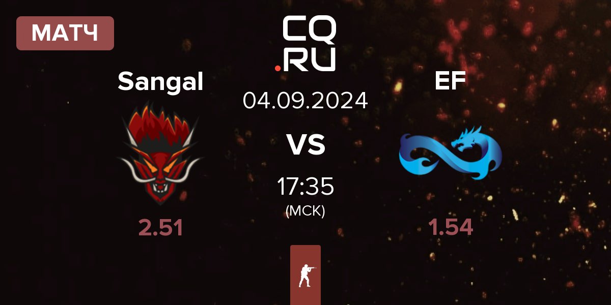 Матч Sangal Esports Sangal vs Eternal Fire EF | 04.09