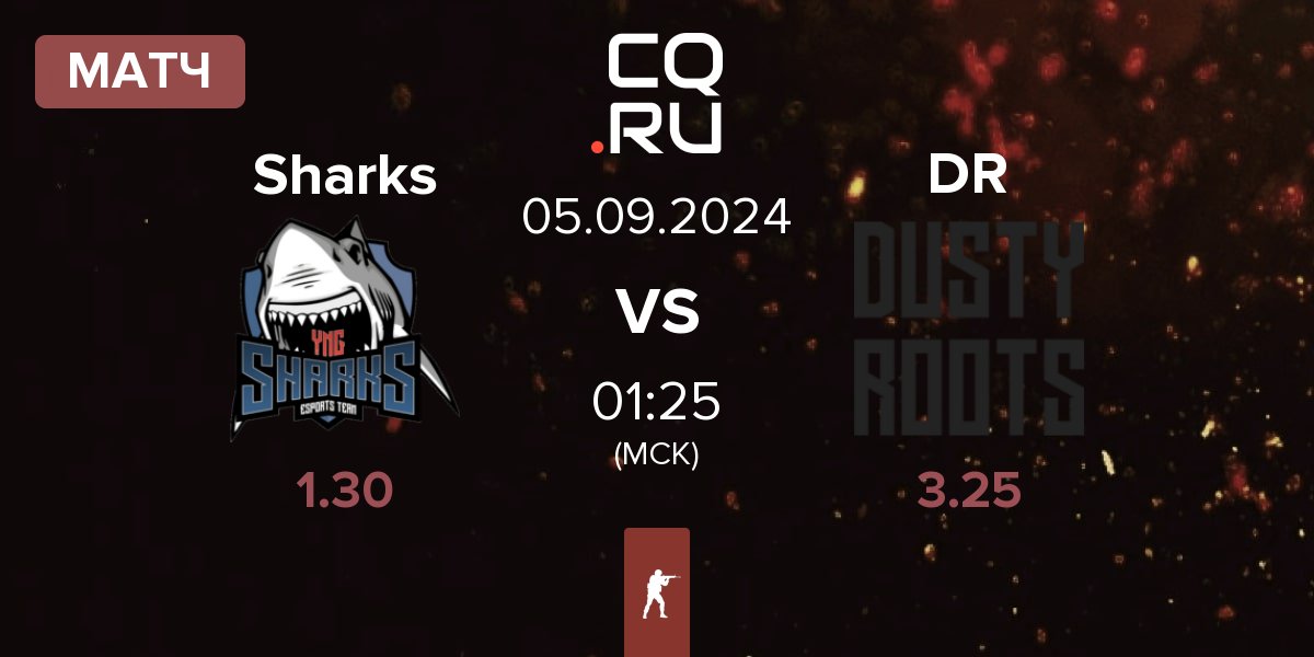 Матч Sharks Esports Sharks vs Dusty Roots DR | 05.09