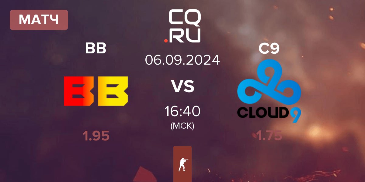 Матч BetBoom BB vs Cloud9 C9 | 06.09