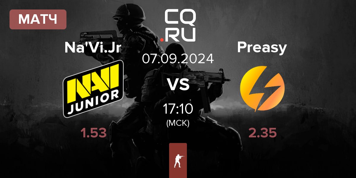 Матч Natus Vincere Junior Na'Vi.Jr vs Preasy Esport Preasy | 07.09