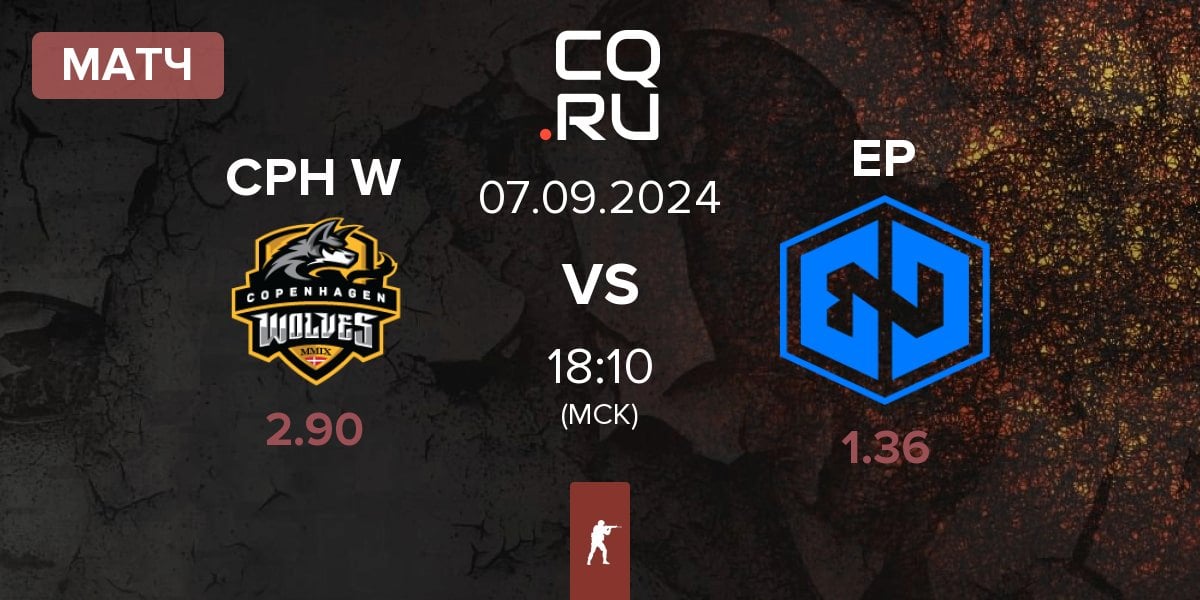 Матч Copenhagen Wolves CPH W vs Endpoint EP | 07.09