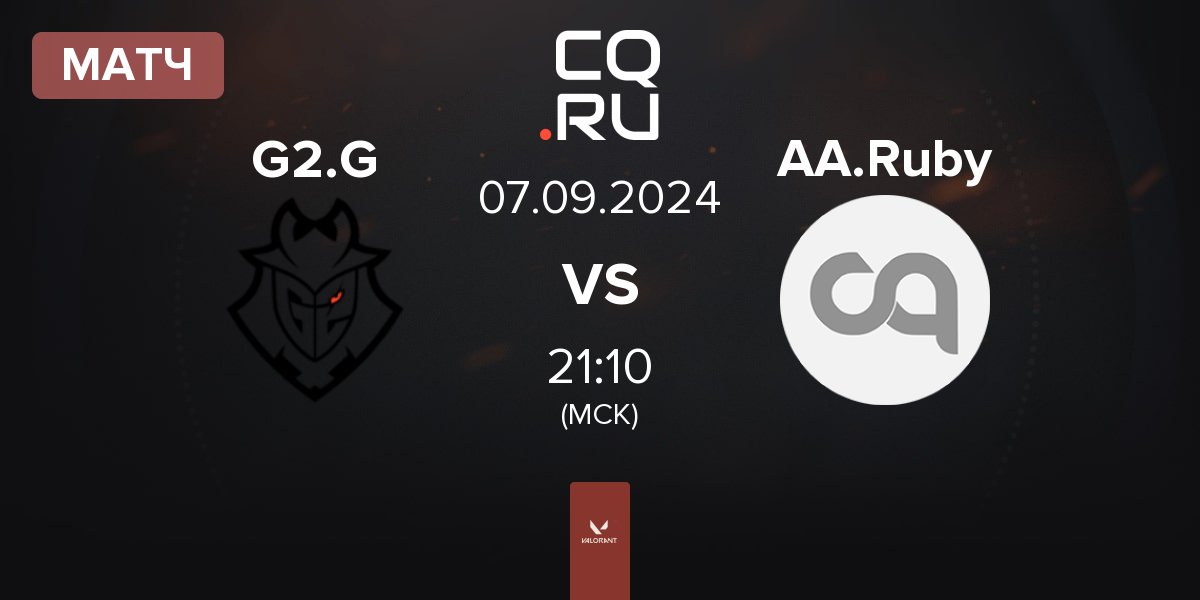 Матч G2 Gozen G2.G vs ALTERNATE aTTaX Ruby AA.Ruby | 07.09