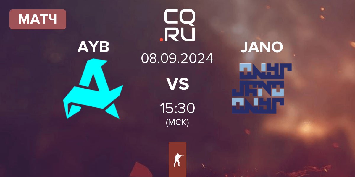 Матч Aurora Young Blud AYB vs JANO Esports JANO | 08.09