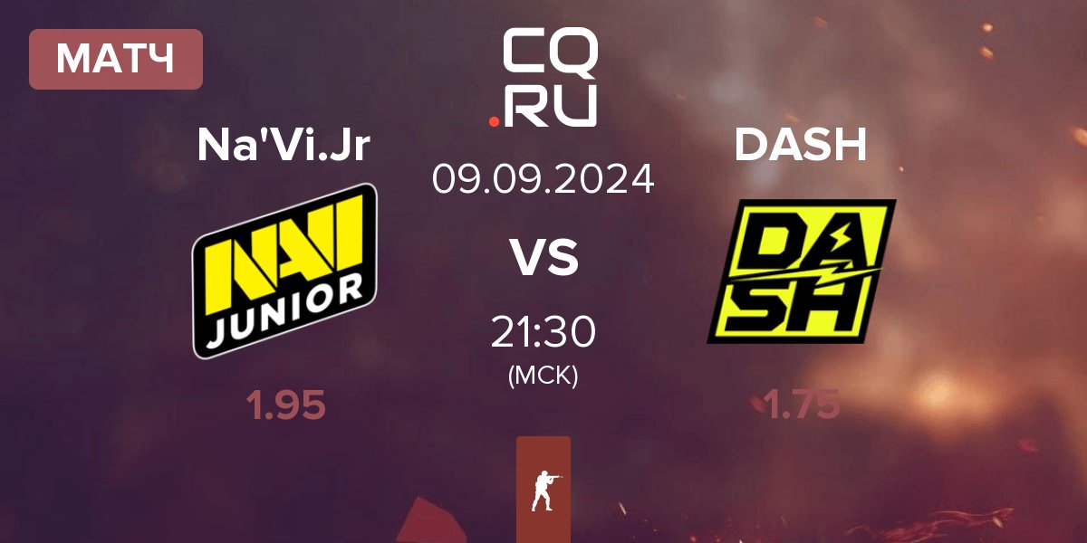 Матч Natus Vincere Junior Na'Vi.Jr vs DASH | 09.09