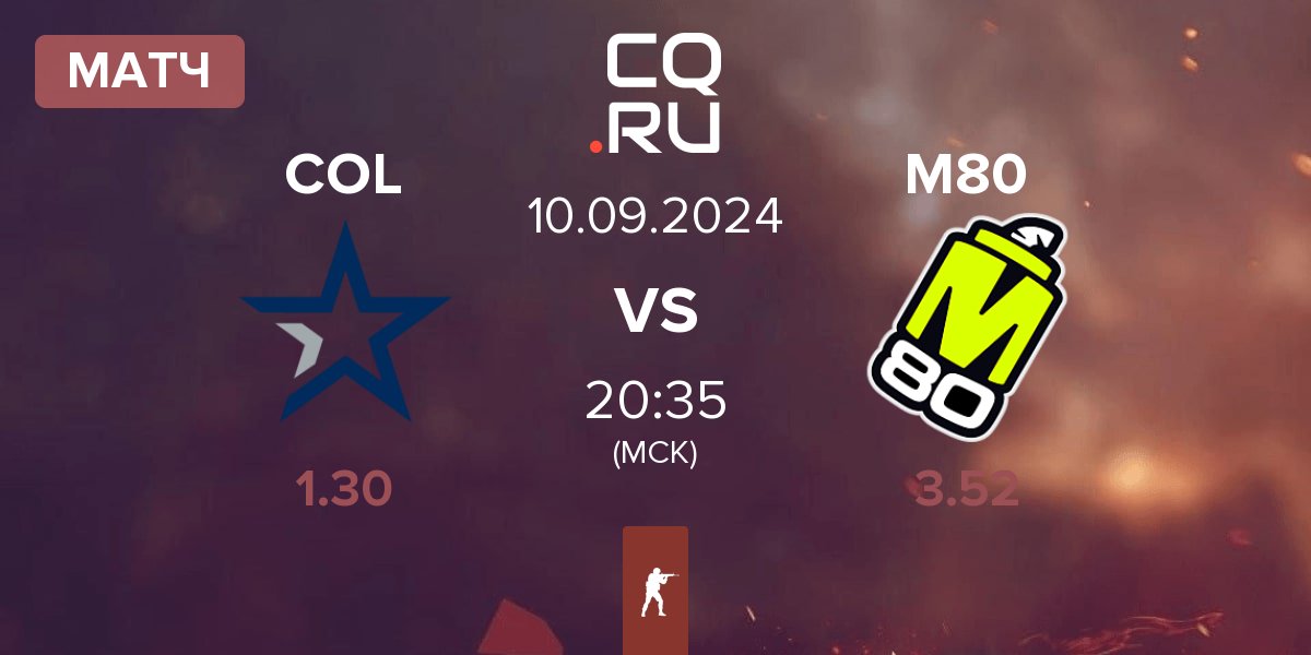 Матч Complexity Gaming COL vs M80 | 10.09