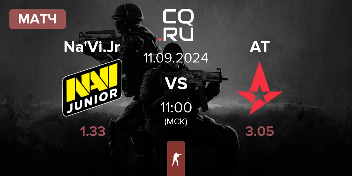 Матч Natus Vincere Junior Na'Vi.Jr vs Astralis Talent AT | 11.09