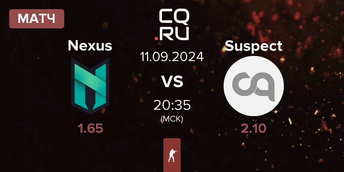 Матч Nexus Gaming Nexus vs The Suspect Suspect | 11.09