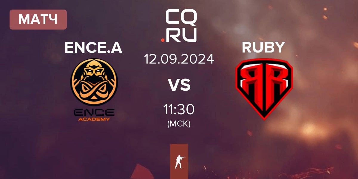 Матч ENCE Academy ENCE.A vs RUBY | 12.09