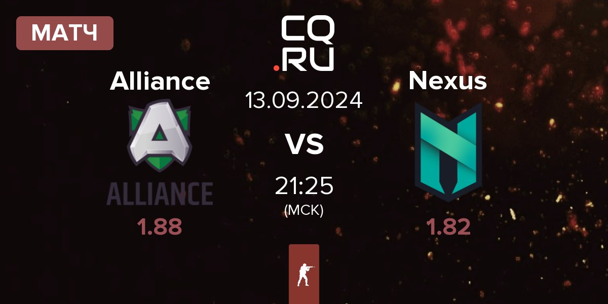 Матч Alliance vs Nexus Gaming Nexus | 13.09