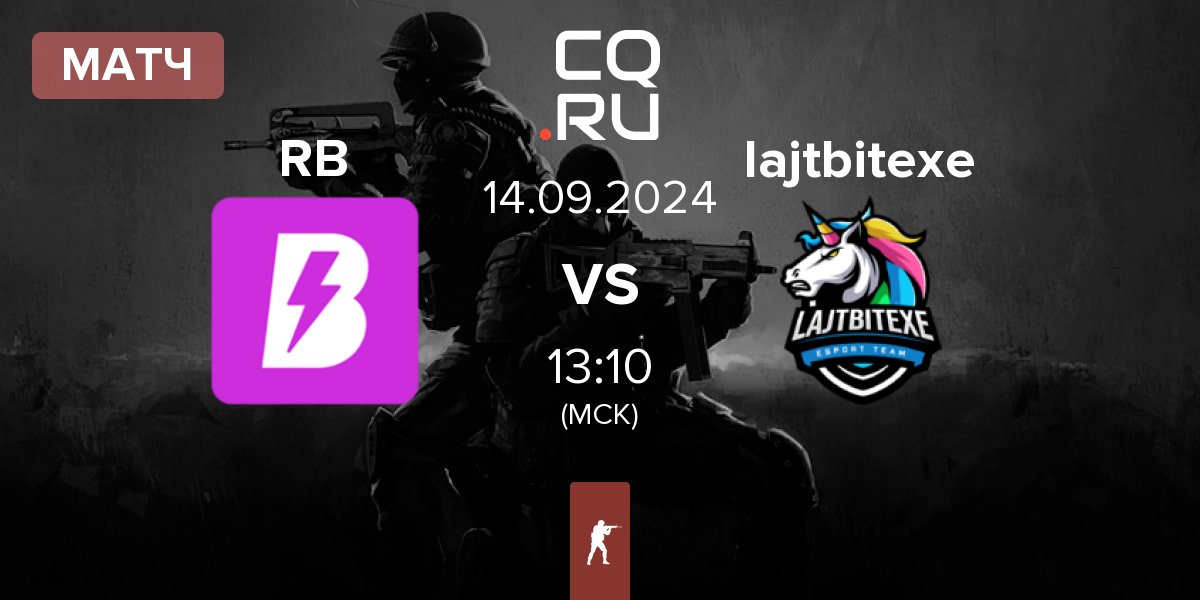 Матч RUSH B RB vs lajtbitexe | 14.09