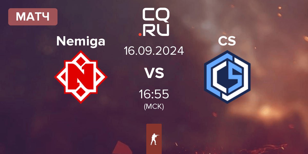 Матч Nemiga Gaming Nemiga vs CYBERSHOKE Esports CS | 16.09