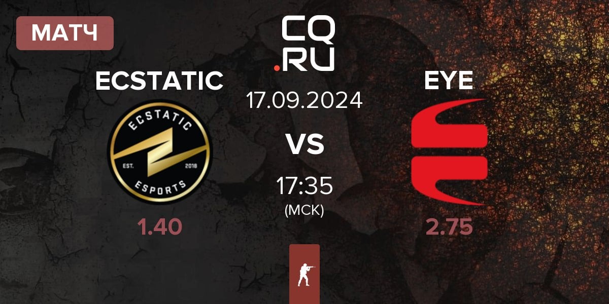 Матч ECSTATIC vs EYEBALLERS EYE | 17.09