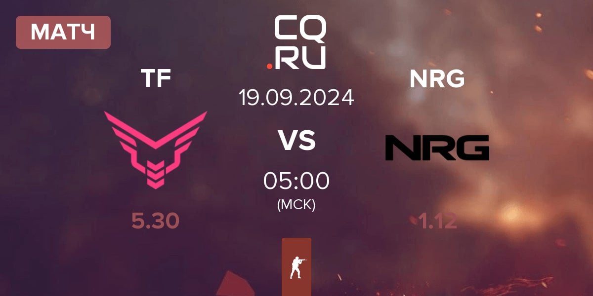 Матч Take Flyte TF vs NRG Esports NRG | 19.09