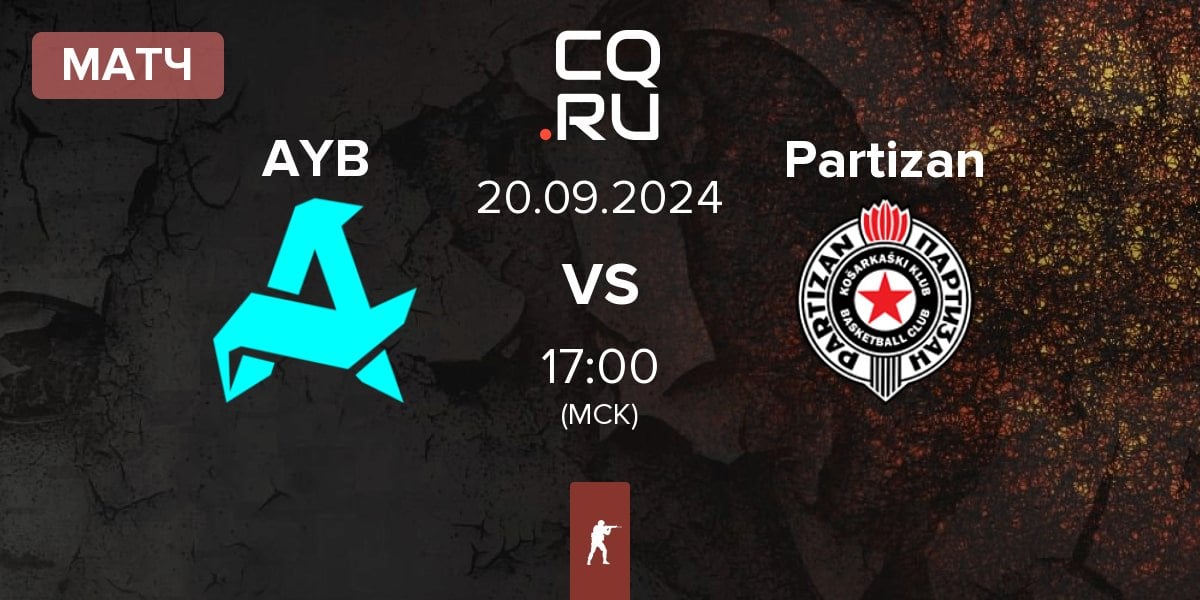 Матч Aurora Young Blud AYB vs Partizan | 20.09