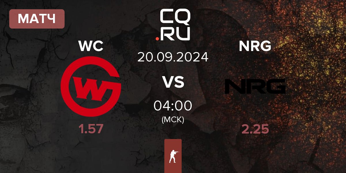 Матч Wildcard Gaming WC vs NRG Esports NRG | 19.09