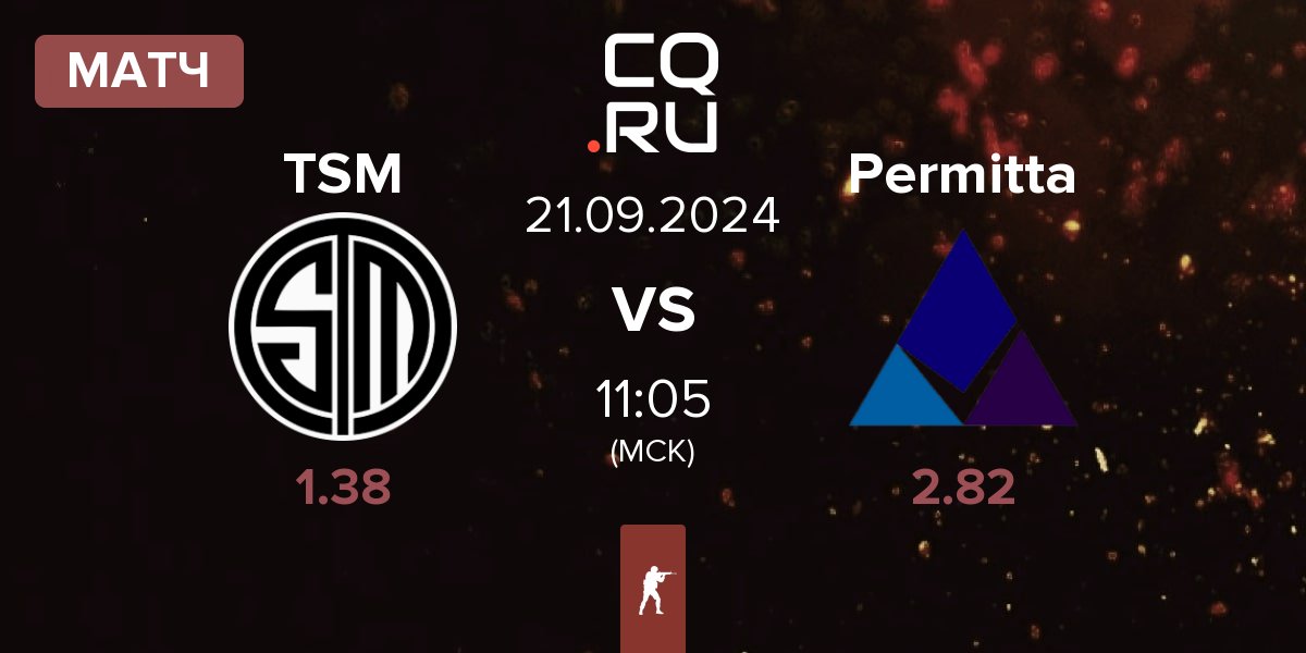 Матч TSM vs Permitta Esports Permitta | 21.09