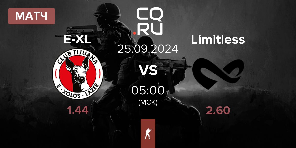 Матч E-Xolos LAZER E-XL vs Limitless | 25.09