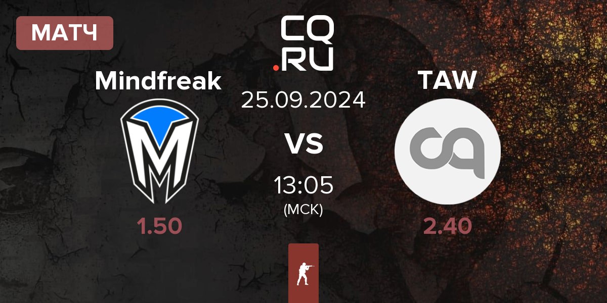 Матч Mindfreak vs The Art of War TAW | 25.09