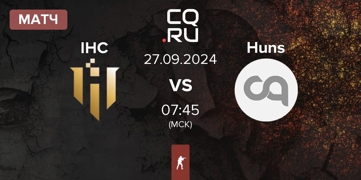 Матч IHC Esports IHC vs The Huns Huns | 27.09