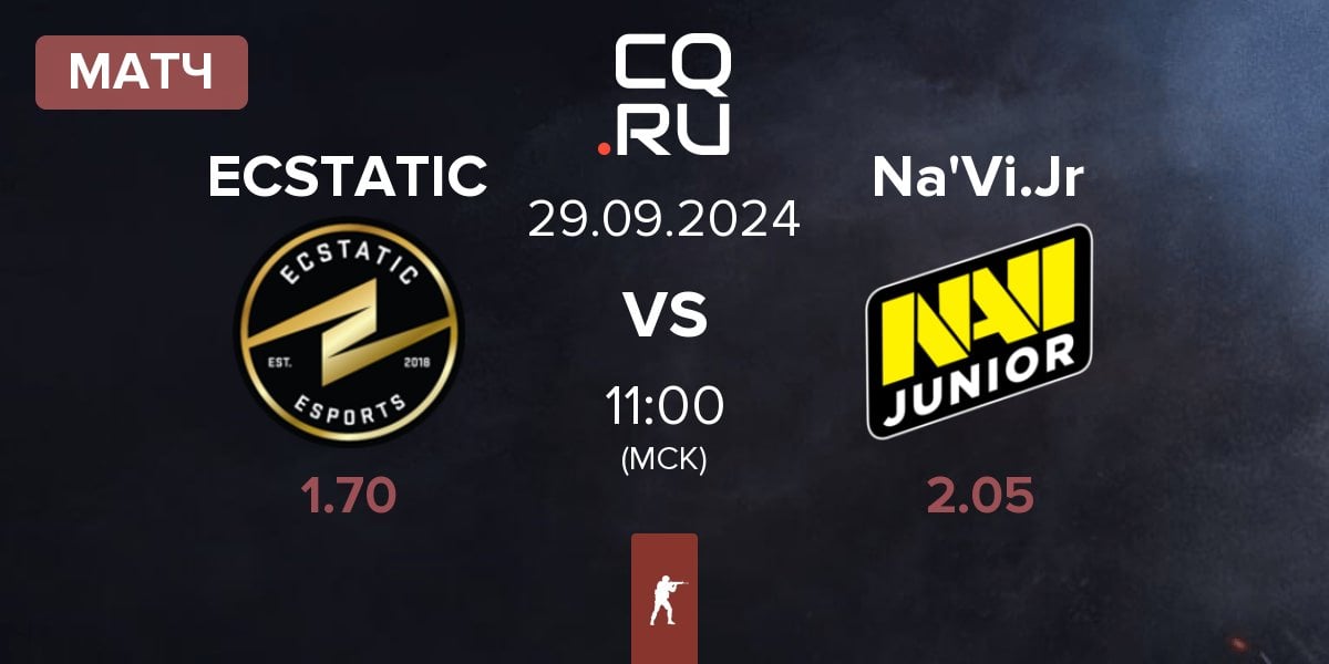 Матч ECSTATIC vs Natus Vincere Junior Na'Vi.Jr | 29.09