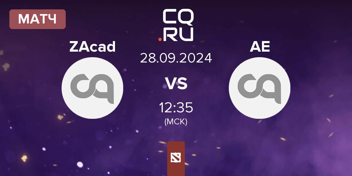 Матч Zone Academy ZAcad vs Advance Esports AE | 28.09