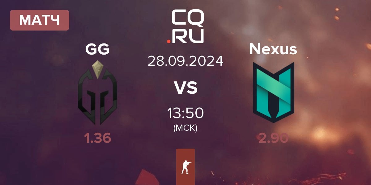 Матч Gaimin Gladiators GG vs Nexus Gaming Nexus | 28.09