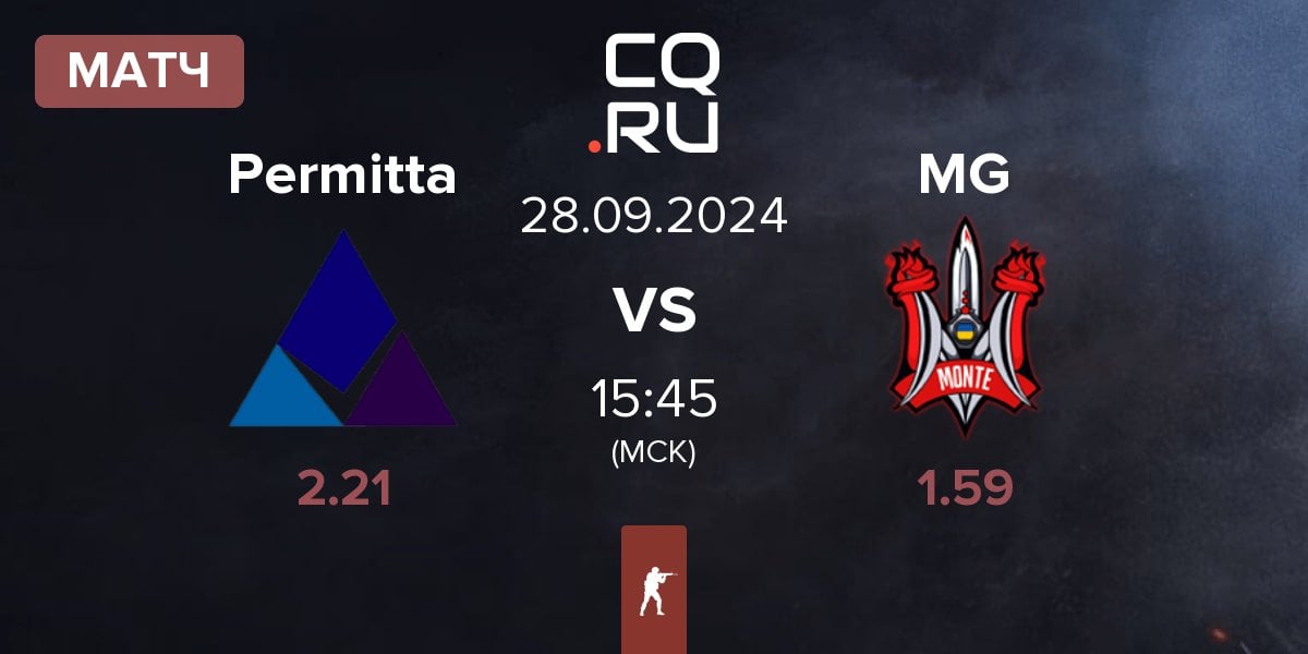 Матч Permitta Esports Permitta vs Monte Gen MG | 28.09