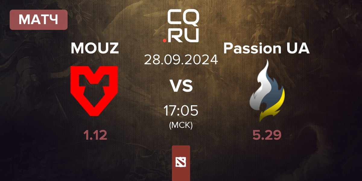 Матч MOUZ vs Passion UA | 28.09