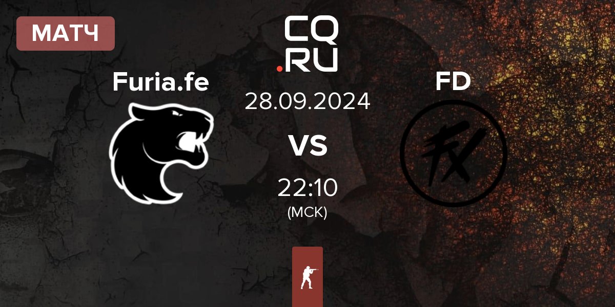 Матч FURIA Esports Female Furia.fe vs Fluxo Demons FD | 28.09