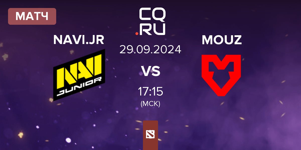 Матч Navi Junior NAVI.JR vs MOUZ | 29.09