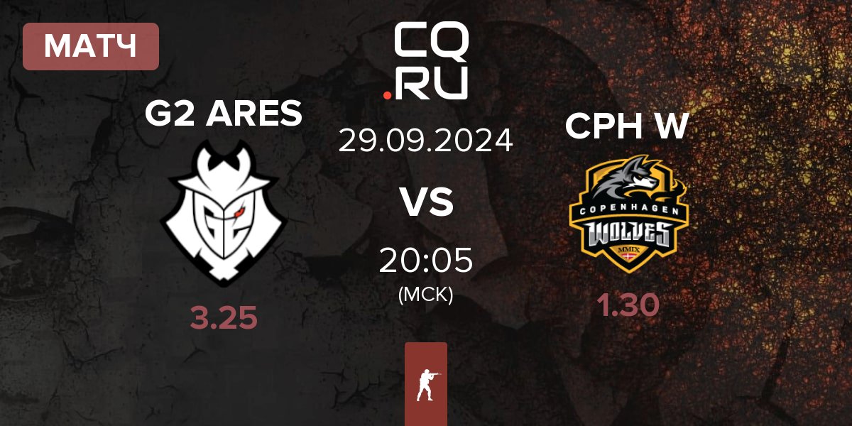 Матч G2 Ares G2 ARES vs Copenhagen Wolves CPH W | 29.09